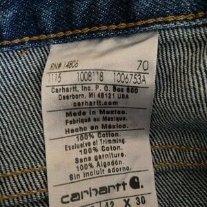 Mens Carhartt Traditional Fit Jeans, 42x30